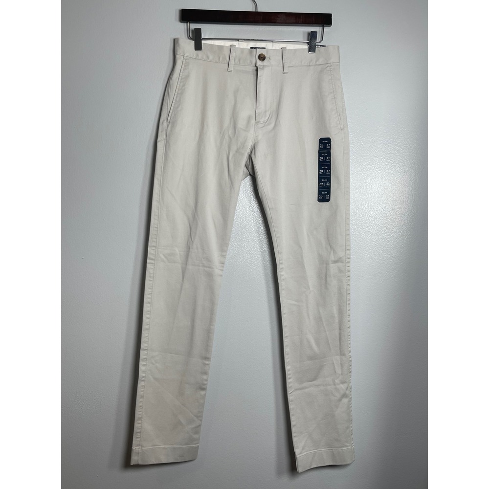J.CREW Flex Slim Fit Chino Pants Stone Grey 29x32 NEW Casual Career H3167